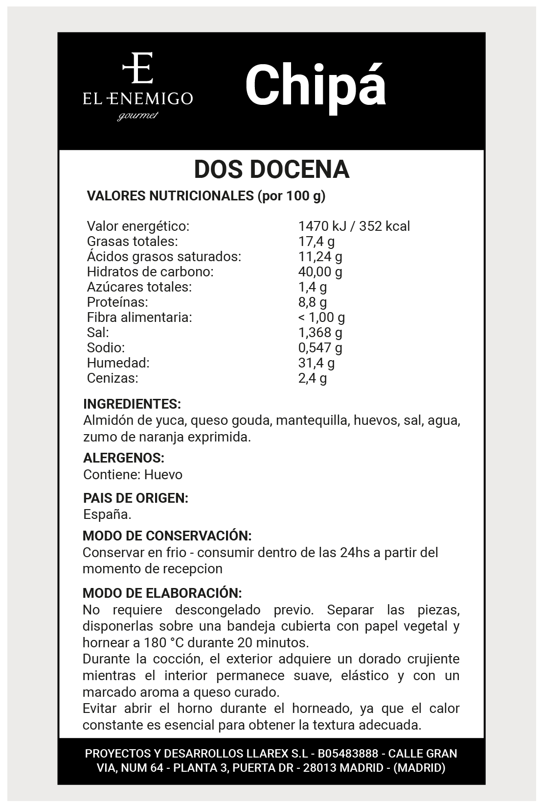 Chipá – Pack 24 unidades