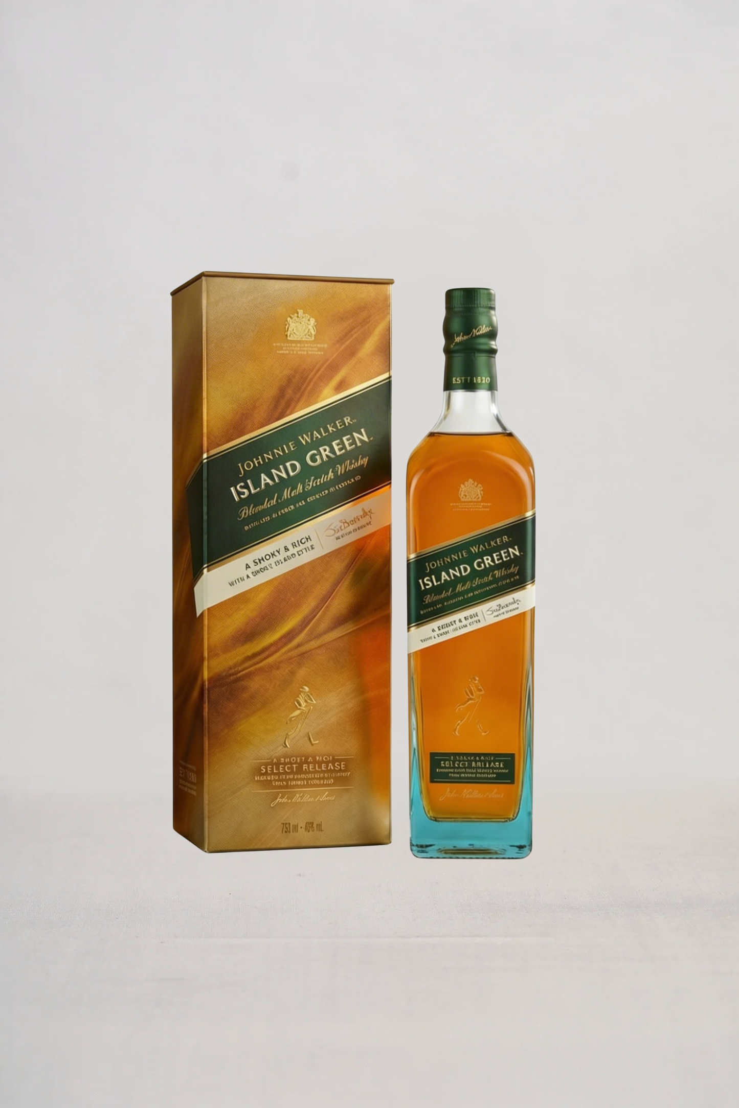 Whisky Johnnie Walker Island Green 1 l + Estuche caja