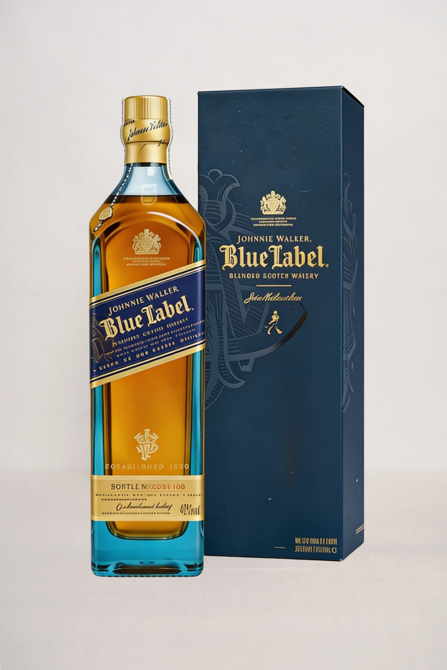 Whisky Johnnie Walker Blue Label 0.20 l + Estuche caja