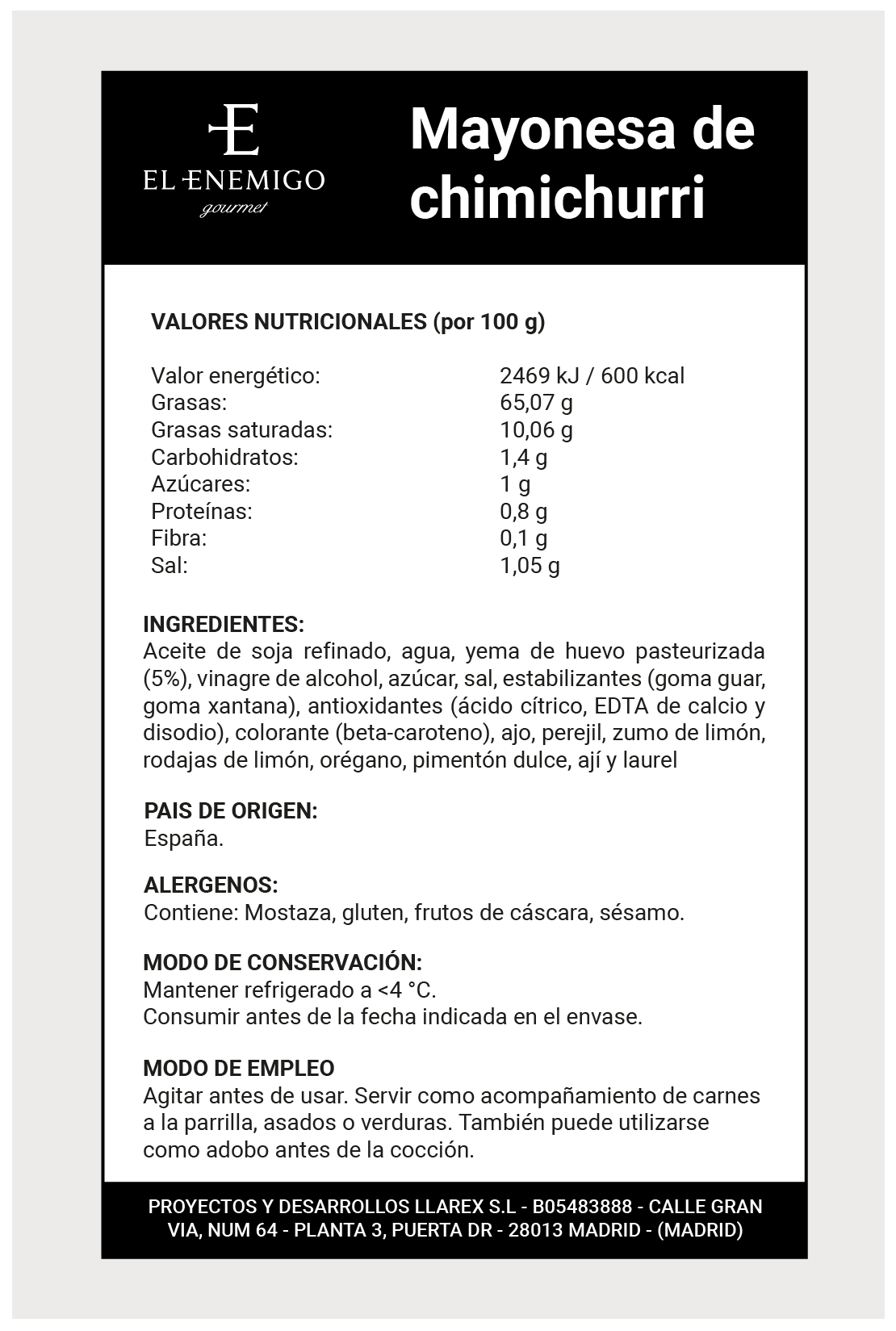 Mayonesa de Chimichurri