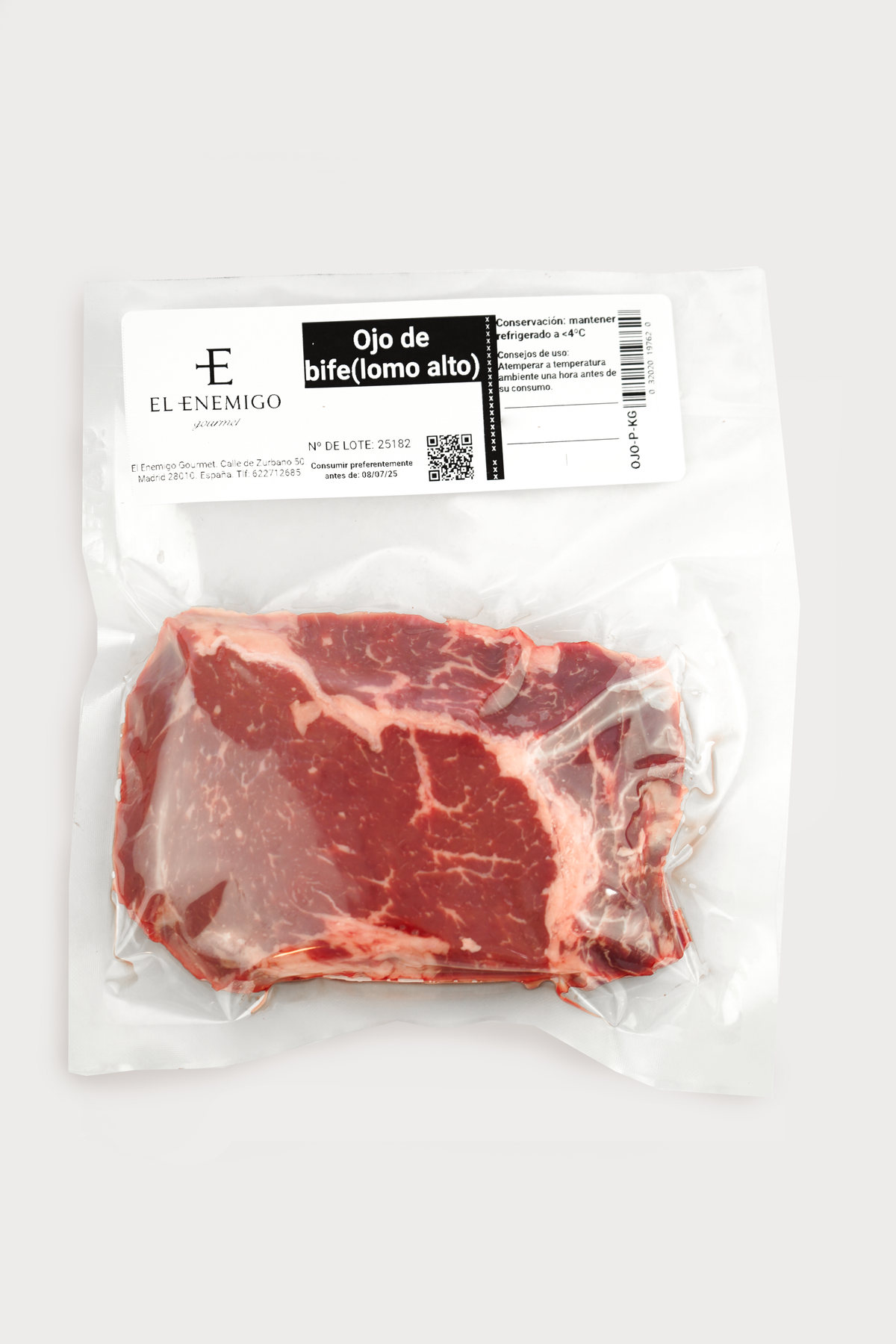 Ojo de Bife (lomo alto) - 300g - Carne Argentina.
