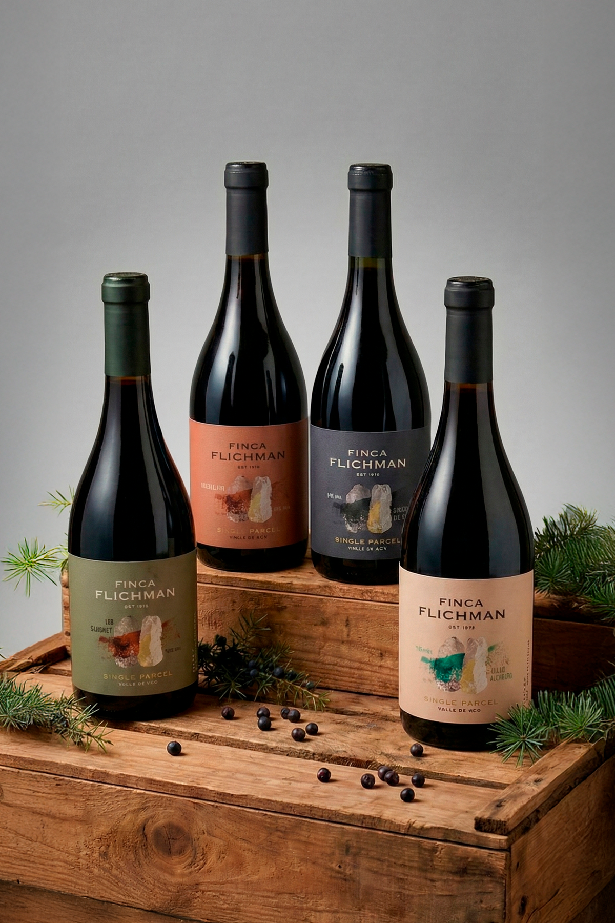 Pack de 4 Vinos - Malbec por Parcela