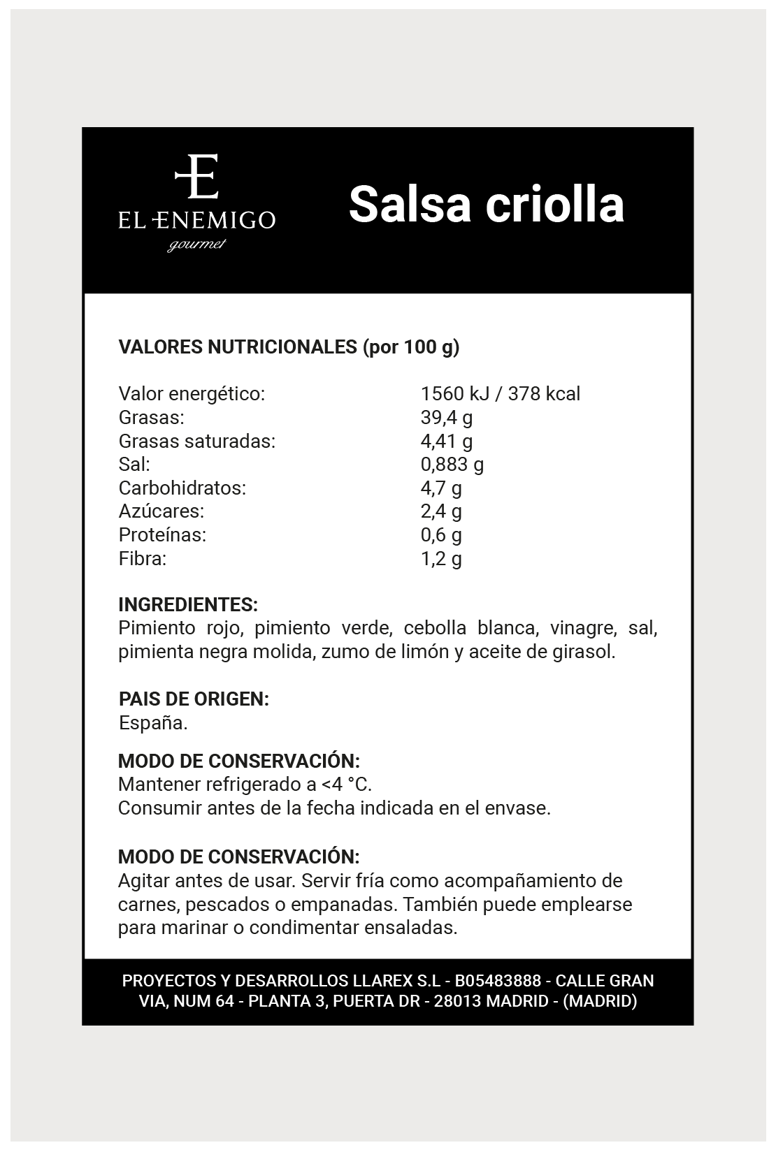 Salsa Criolla