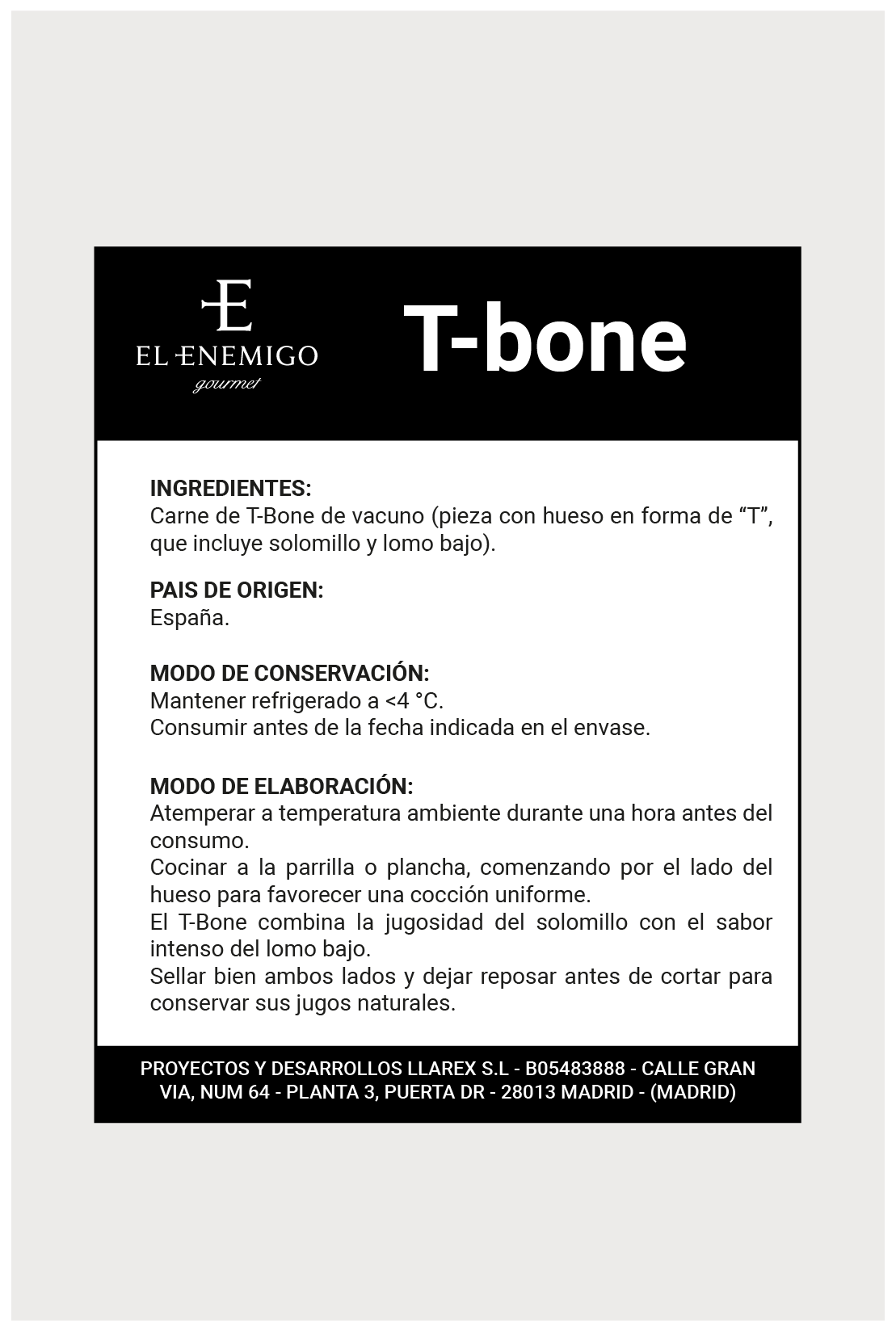 T-Bone - 1000g a 1200g