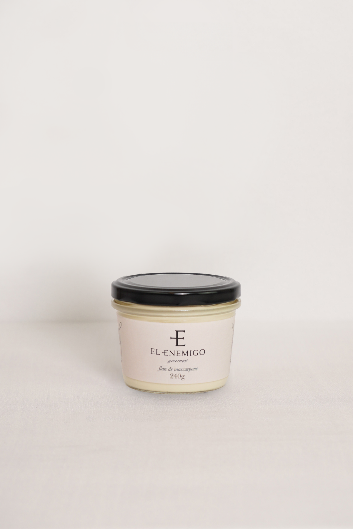 Flan de mascarpone