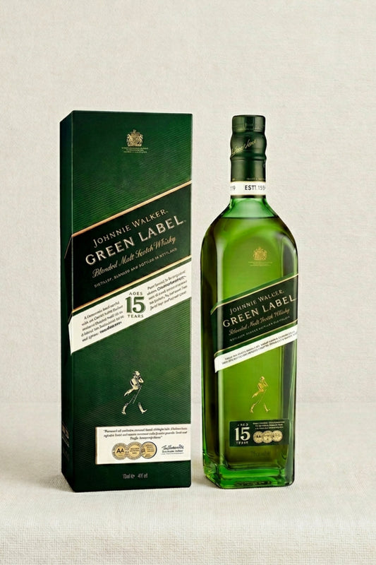 Whisky Johnnie Walker 15 YO Green Label 0.70 l + Estuche caja