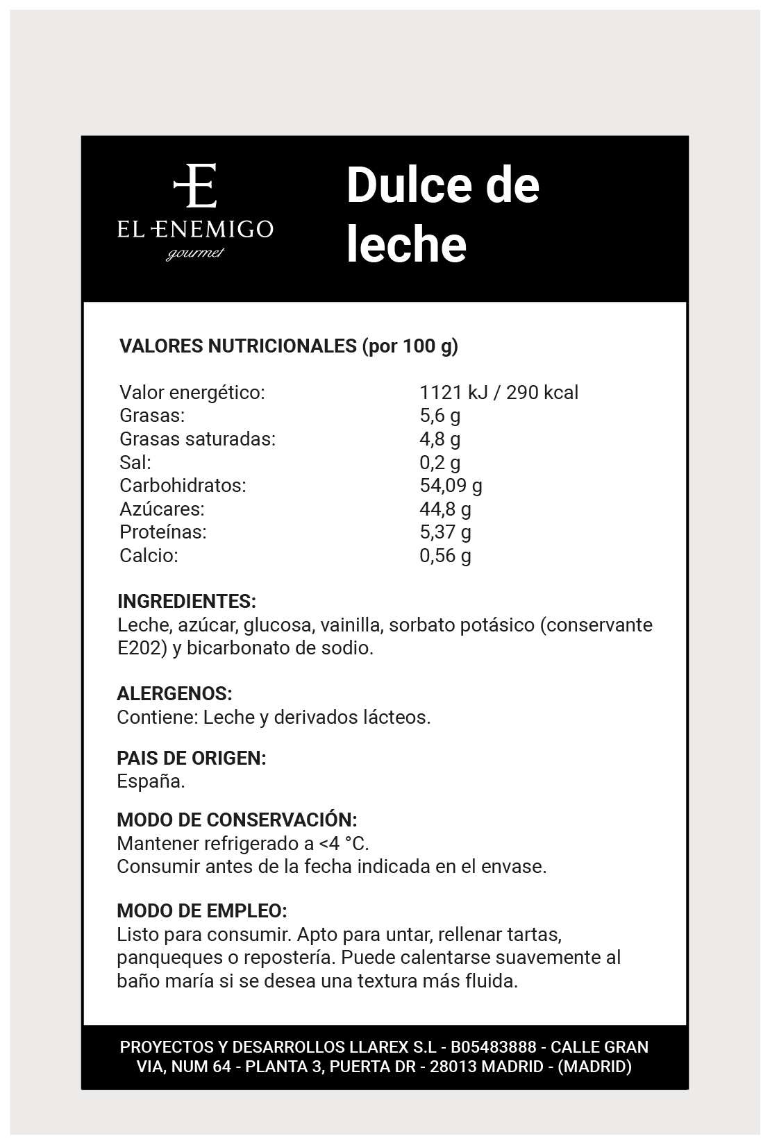 Dulce de leche
