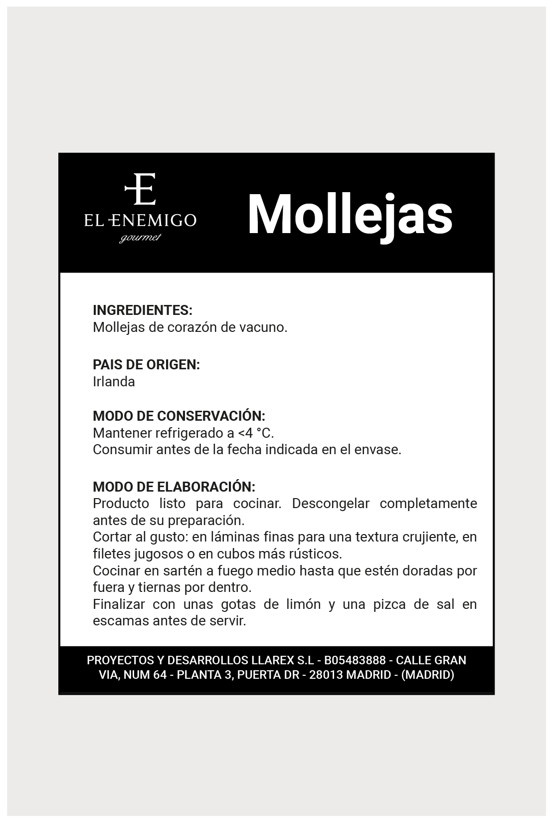 Mollejas - 400g a 500g