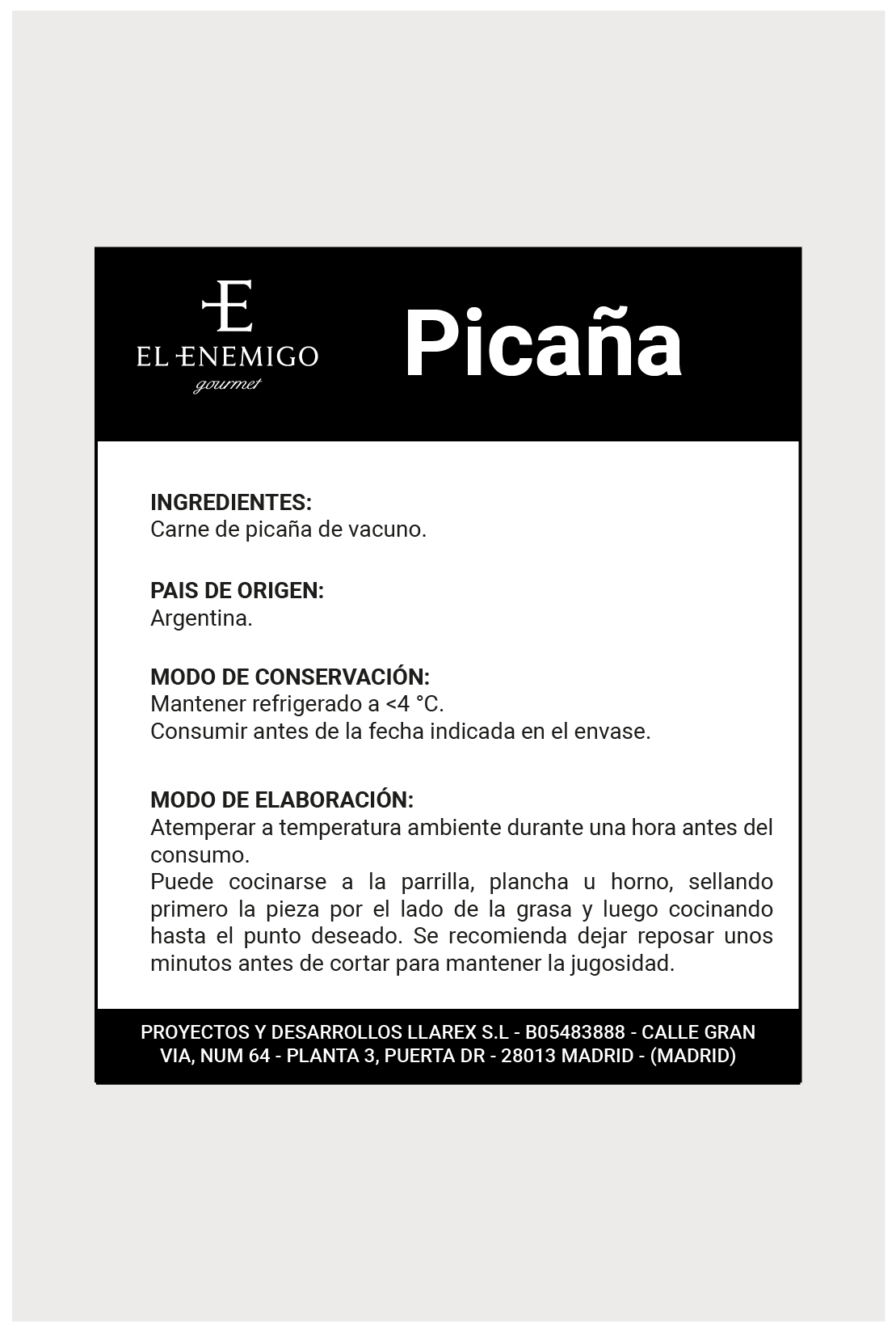 Picaña - 300g - Carne Argentina.