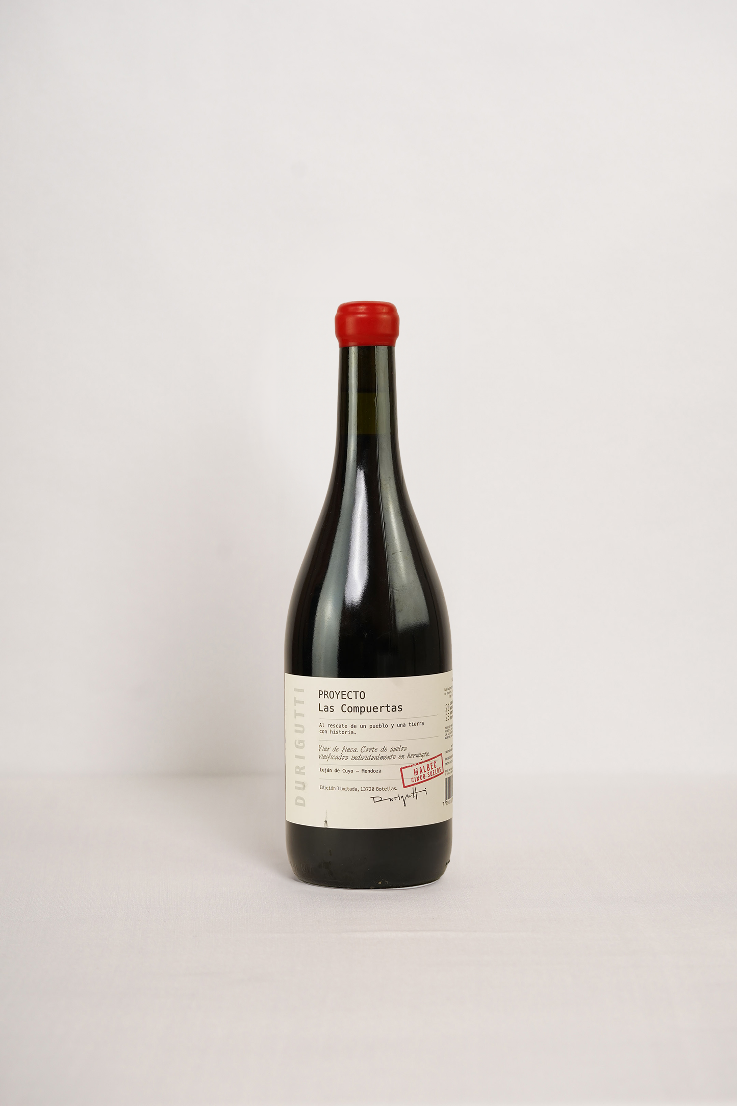 Proyecto Las Compuertas Malbec 5 suelos - Durigutti - Malbec