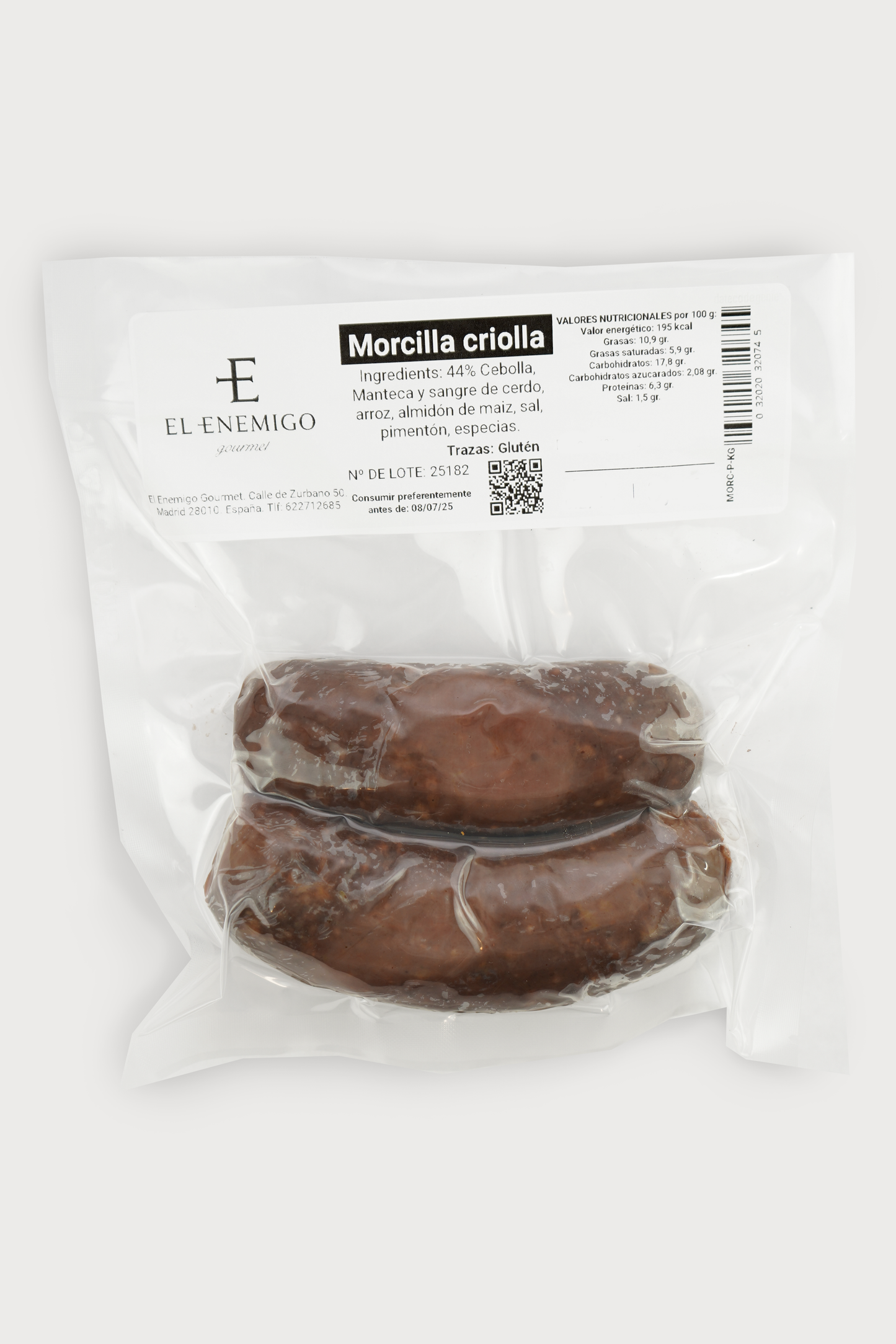 Morcilla Criolla - 2ud - 250 a 350gr